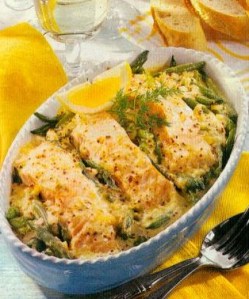 bohnen-lachs-gratin (auflauf)