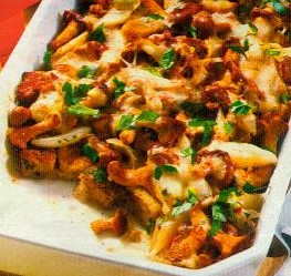 feines pilzgratin (auflauf)