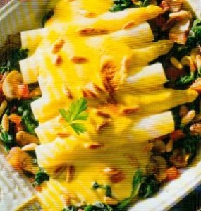 gratinierter spargel auf spinat (auflauf)