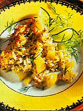 reisauflauf mit gurke und ingwer (auflauf)