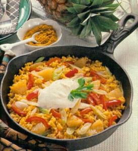 curry-reispfanne (ausländisch)