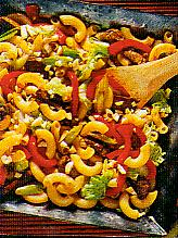 gebratene nudeln asiatische art (ausländisch)