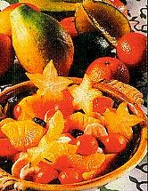 obstsalat aus exotischen früchten (ausländisch)