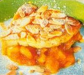 apfel-mandel-türmchen (dessert)