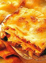 saftige hackfleisch-gemüse-lasagne (ausländisch)