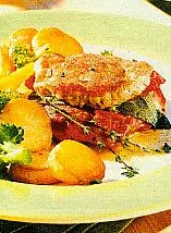 saltimbocca mit paprika-tomaten-gemüse (ausländisch)