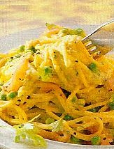 spaghetti mit lachs-sahne-sauce (ausländisch)