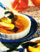 feine crème brulée mit espresso (dessert)