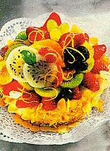 früchtebombe mit feiner buttercreme (dessert)