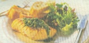 gebratener fisch mit erdnuss-pesto (fisch)