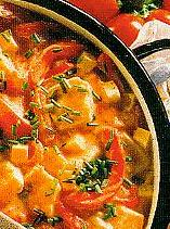 karpfengulasch mit paprika (fisch)