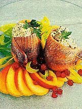 matjesröllchen auf apfel-lauch-ragout (fisch)