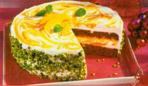 fruchtige lebkuchen-nougat-torte (kuchen)