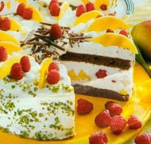 himbeer-mango-torte (kuchen)