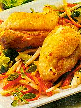 überbackene hähnchenbrustfilets (geflügel)