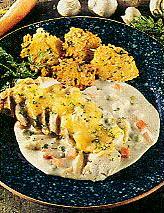 Überbackene Putenfilets (Geflügel)