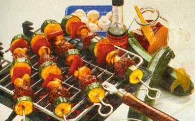 bunte fleischspiesse (hack)