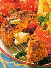 frikadellen mit schafskäsefüllung (hack)