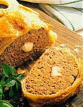 Hackfleischrolle in Blätterteig (Hack)