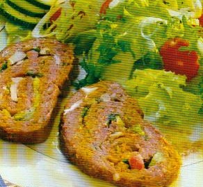 hackfleischrolle mit champignons (hack)