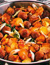 kartoffeln mit fleischbällchen (hack)