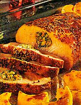 Kalbslendenbraten mit Gemüsefüllung (Kalb)