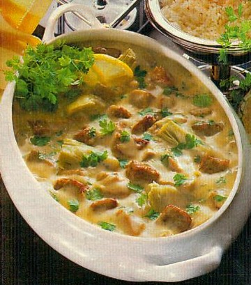 ragout mit artischocken (kalb)