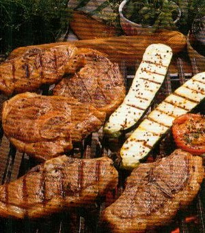 gegrillte lammkoteletts (lamm)