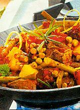 gemüsepfanne mit rindfleisch (rind)