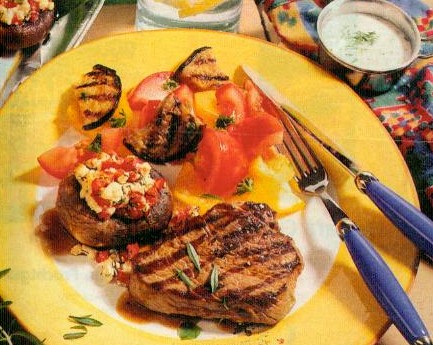 marinierte rotwein-steaks (lamm)