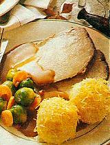 Pikanter Schmorbraten mit Kartoffelknödeln (Rind)