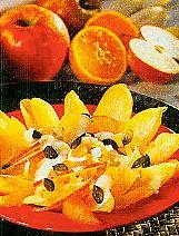 chicoréesalat mit apfel und orangen (salat)