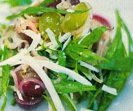 estragon-salat mit trauben (salat)